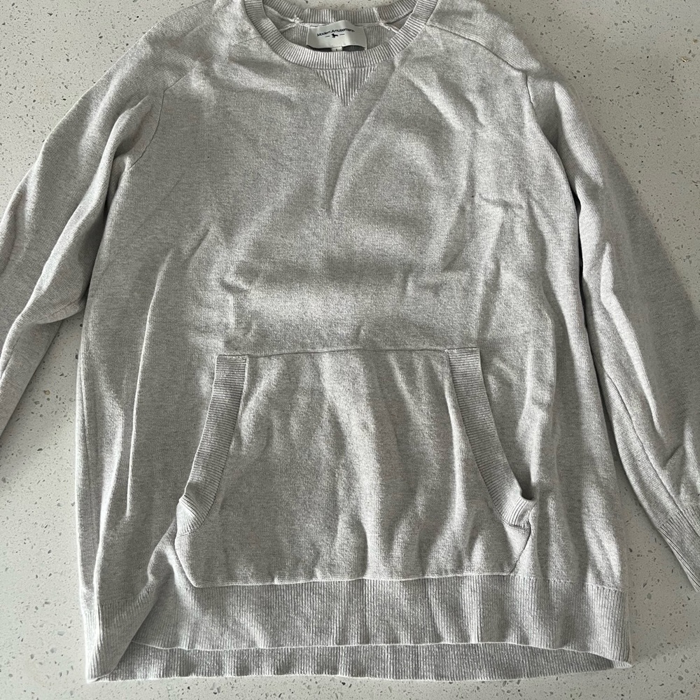 grey sweater